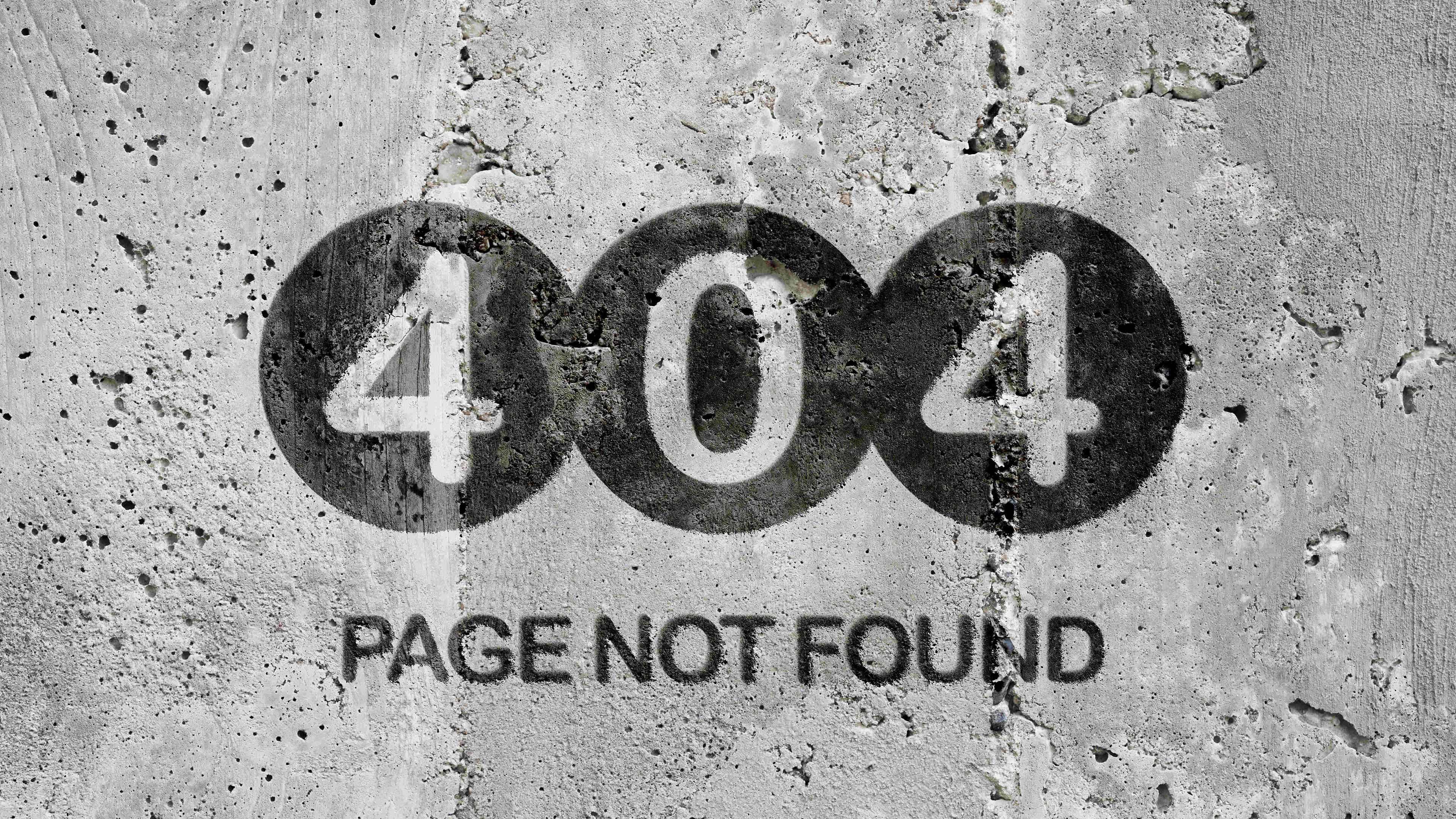 404 Not Found Graffiti UHD 4K Wallpapers