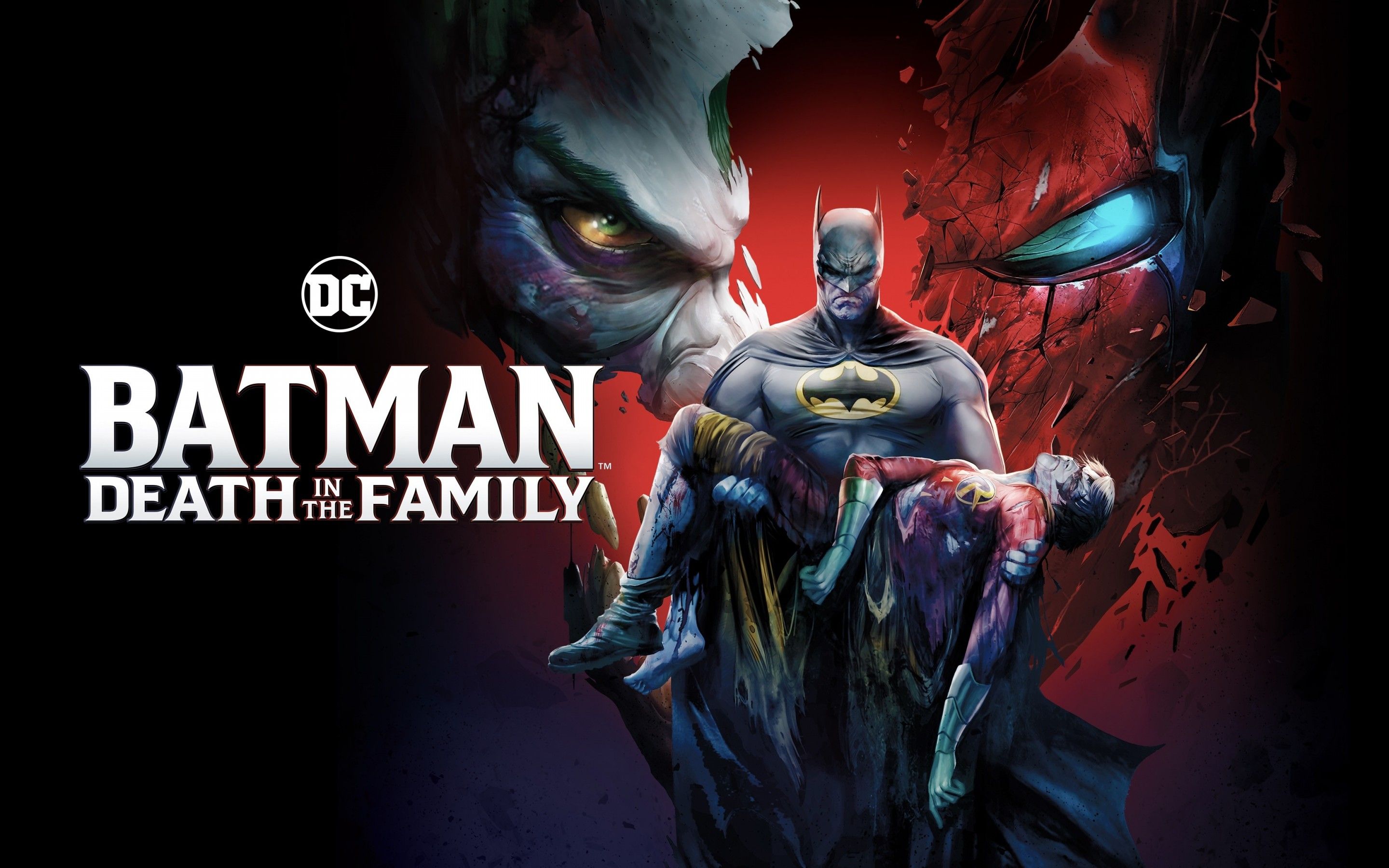 Batman: Death in the Family 4K Wallpaper, Batman, Robin, Animation, DC Comics, Movies