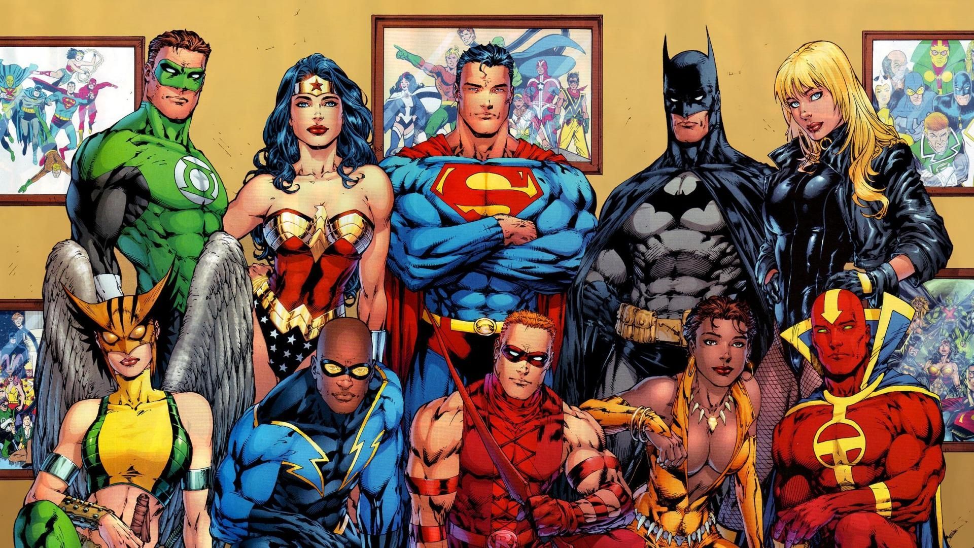 Super Hero & Co (1920x1080). Dc comics heroes, Dc comics superheroes, Superhero comic
