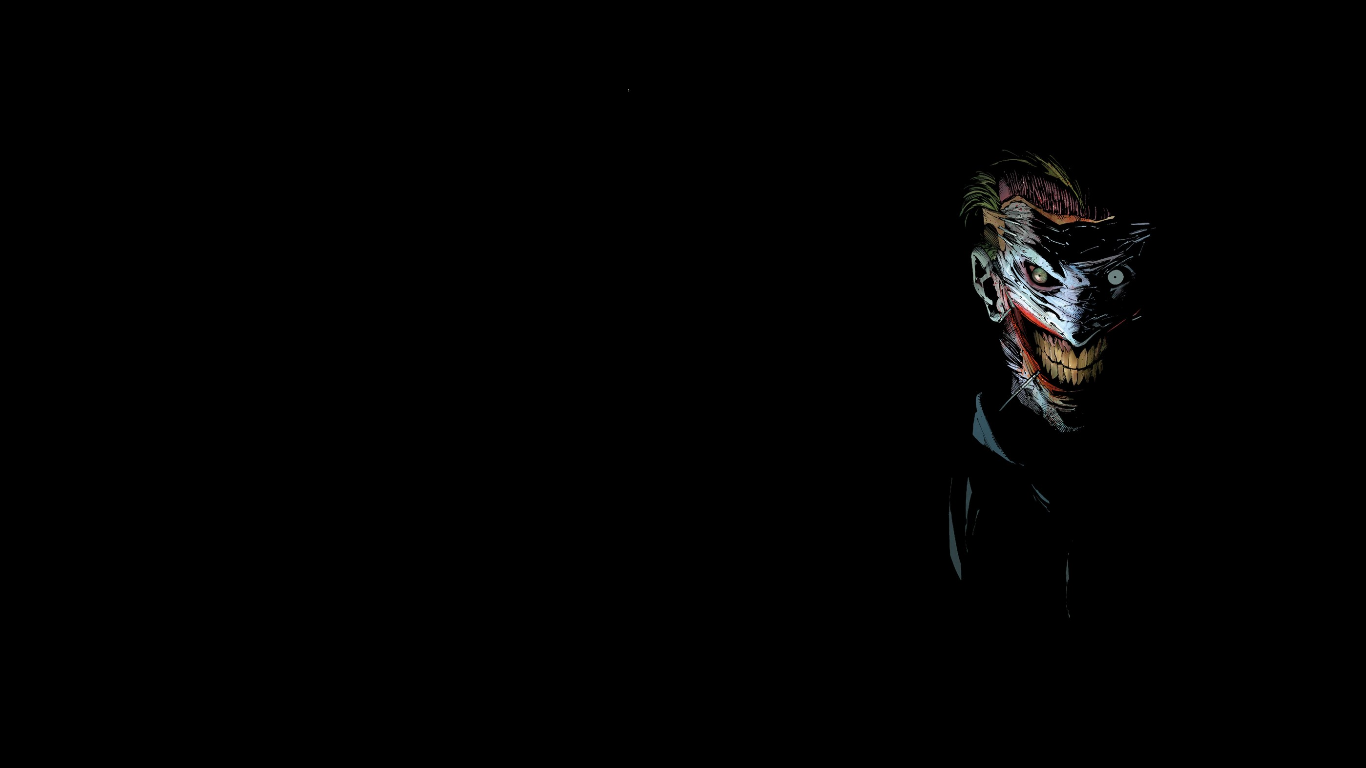 This joker desktop wallpaper I made from death of the family