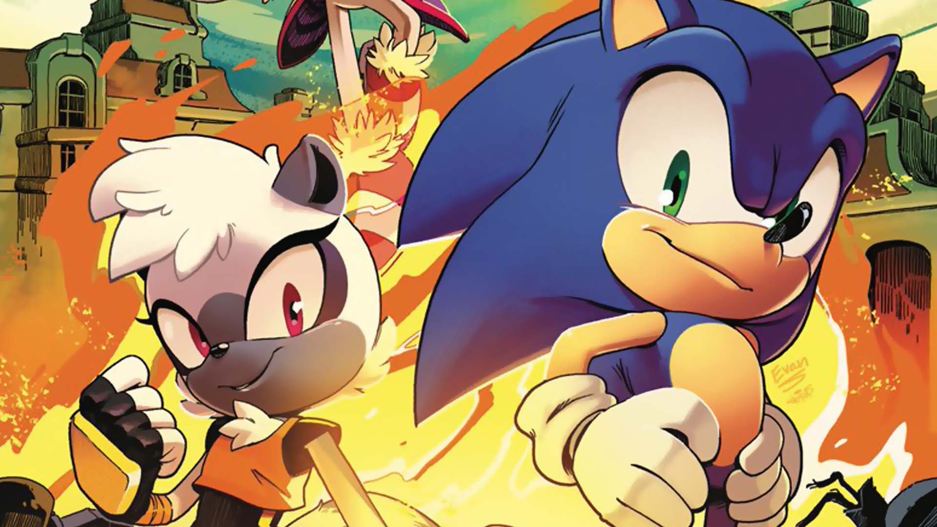 New art and character revealed for Sonic the Hedgehog comics