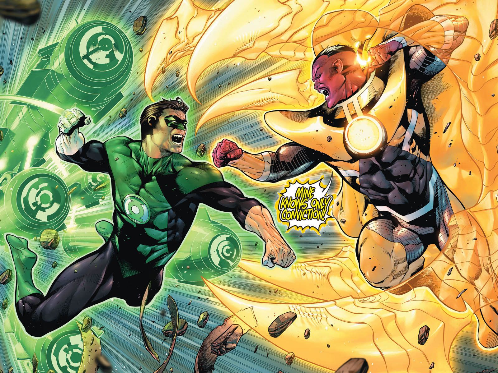 Green Lantern Hal Jordan Vs Sinestro Rebirth Desktop HD Wallpaper For Mobile Phones And Computer 1920x1200, Wallpaper13.com