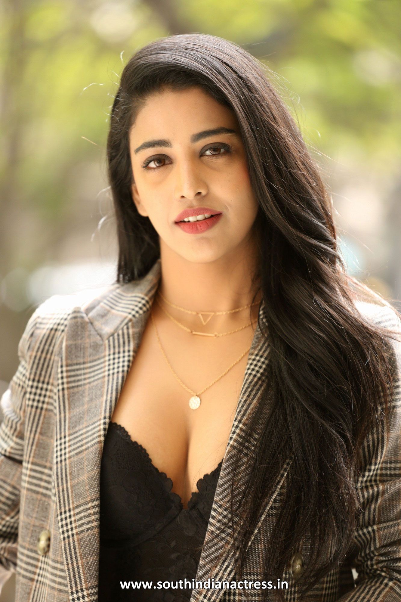 Daksha Nagarkar Hot Cleavage Pics At Zombie Reddy Interview