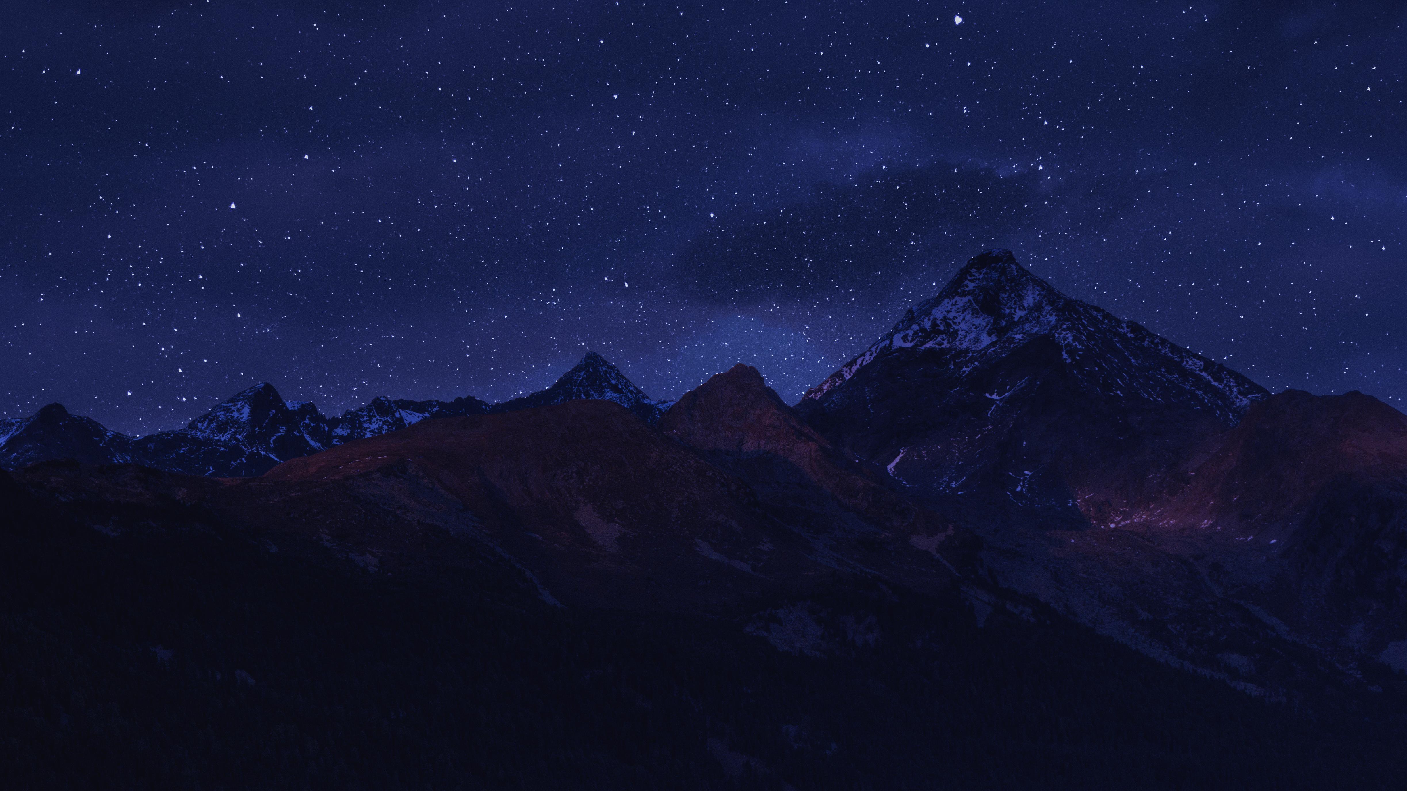 Day and Night Cycle Mountain Wallpaper [4892x2752]