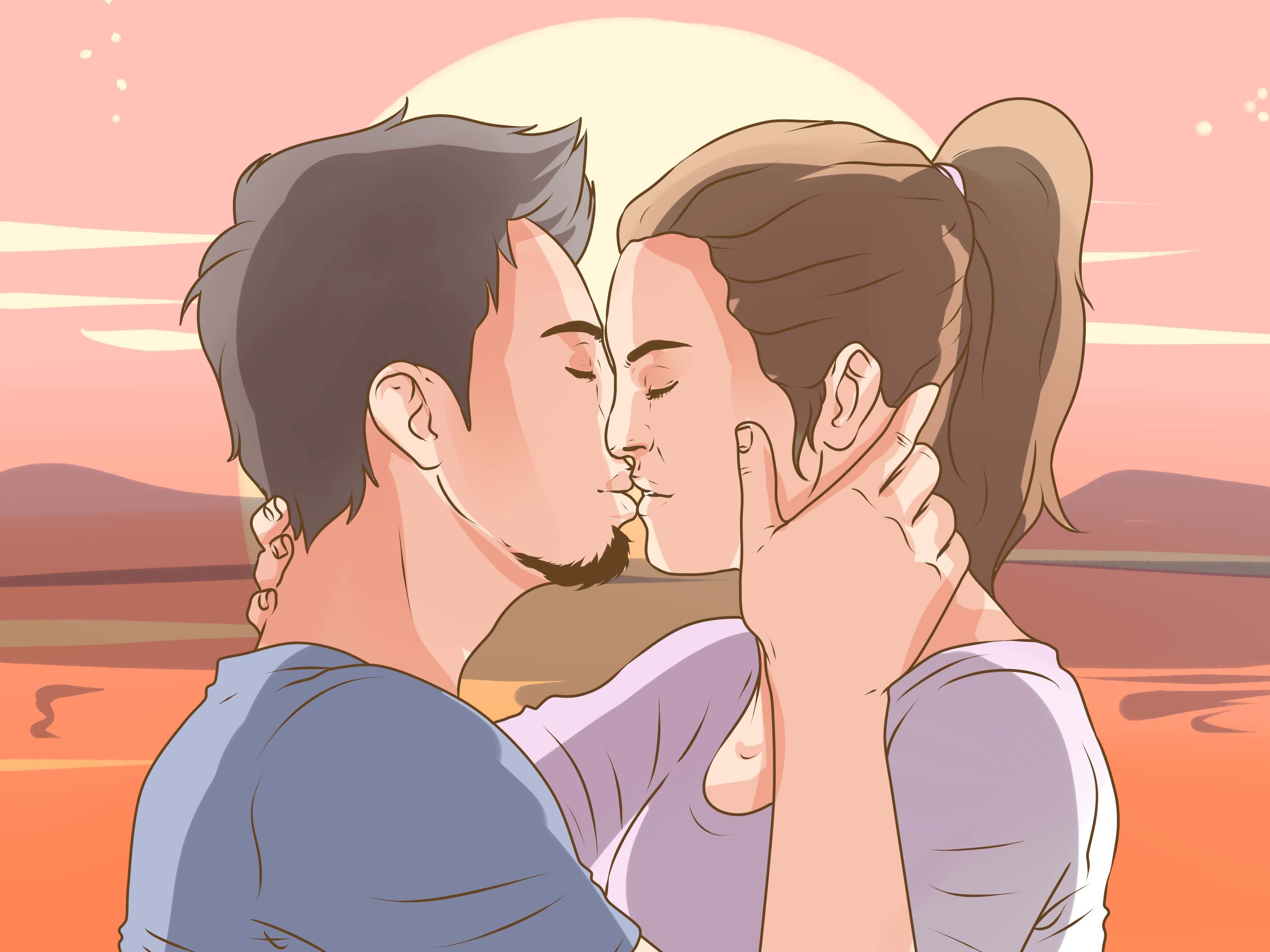 How to Kiss Your Girlfriend in Public (with Picture)