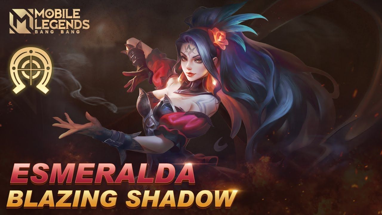 Esmeralda New Blazing Bounties Skin. Blazing Shadow. Mobile Legends: Bang Bang
