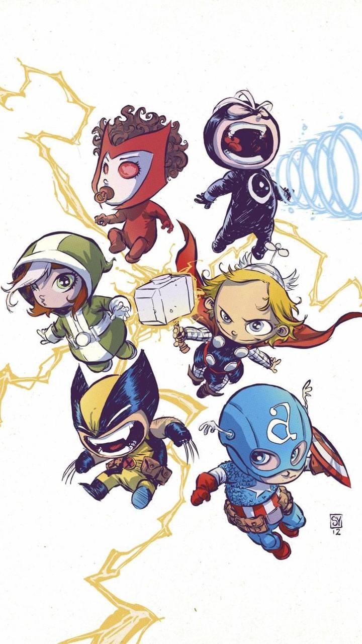 Chibi Avengers wallpaper