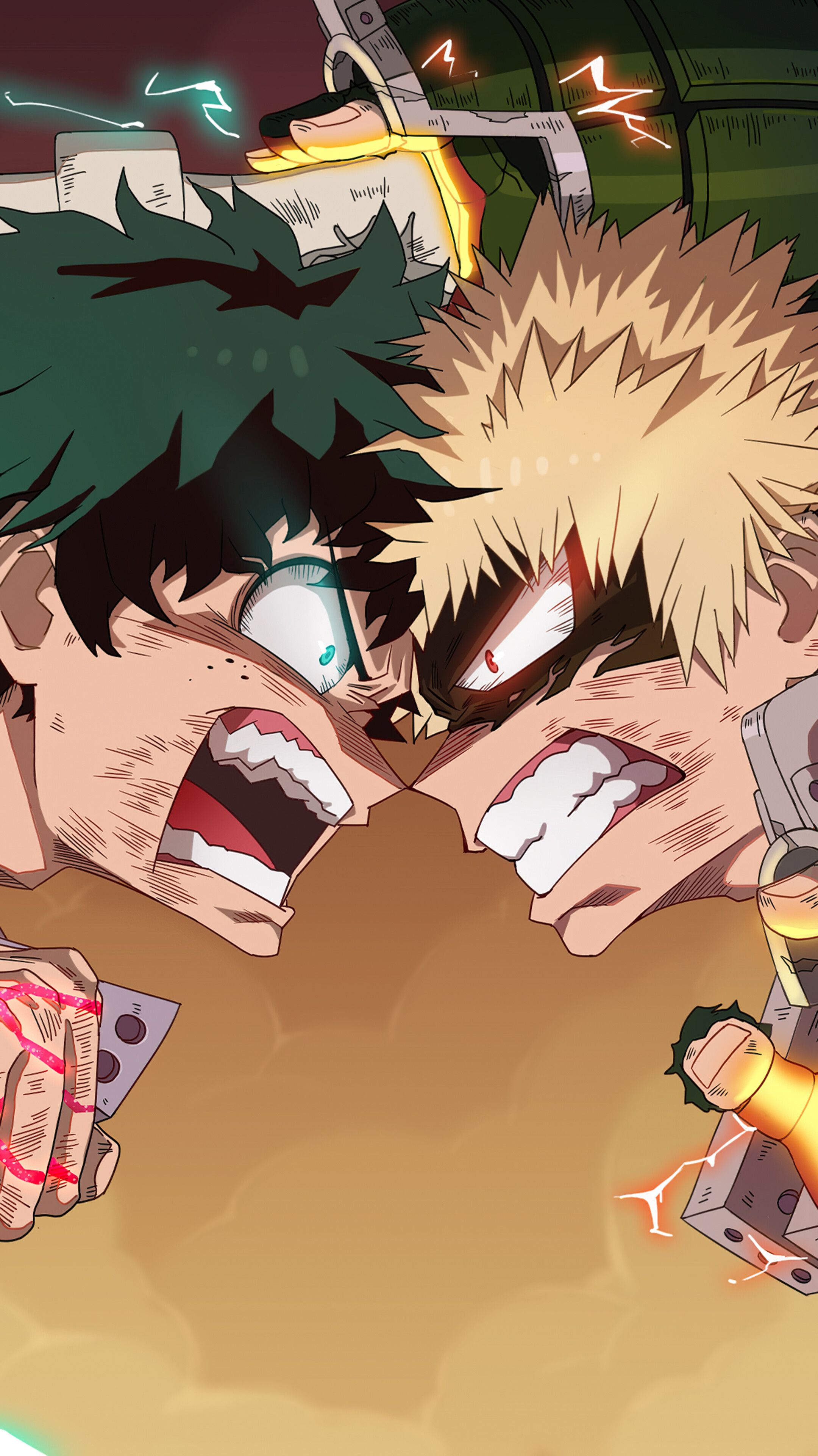 Izuku and Bakugo Wallpaper Free HD Wallpaper