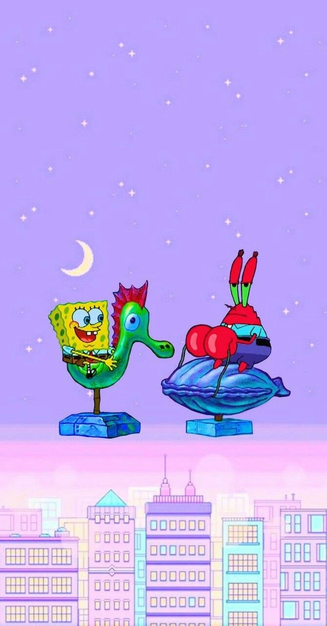 Spongebob and Mr. Krabs discovered