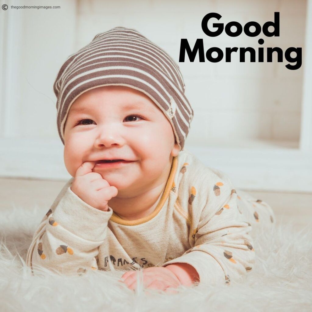 Download (Cute) Good Morning Baby Image