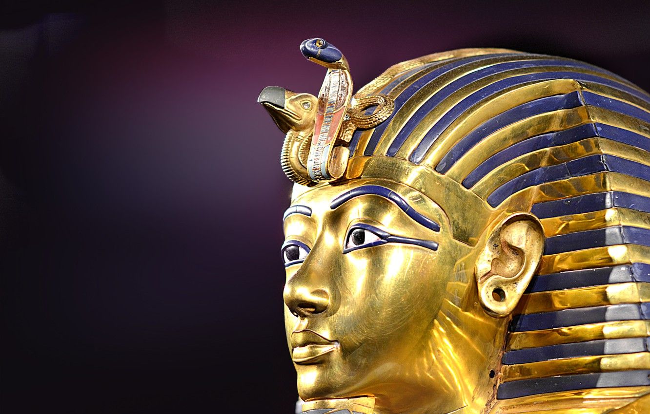 Wallpaper mask, Pharaoh, Tutankhamun, Egypt, Ancient, Tutankhamun image for desktop, section стиль