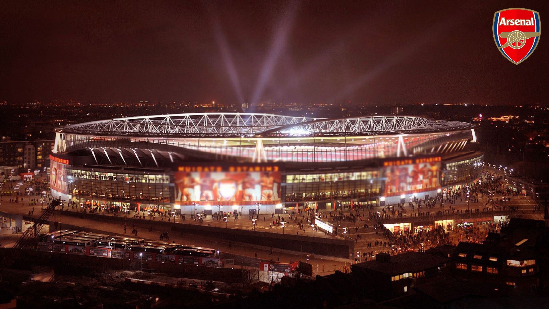 HD Arsenal Stadium Background Football Wallpaper