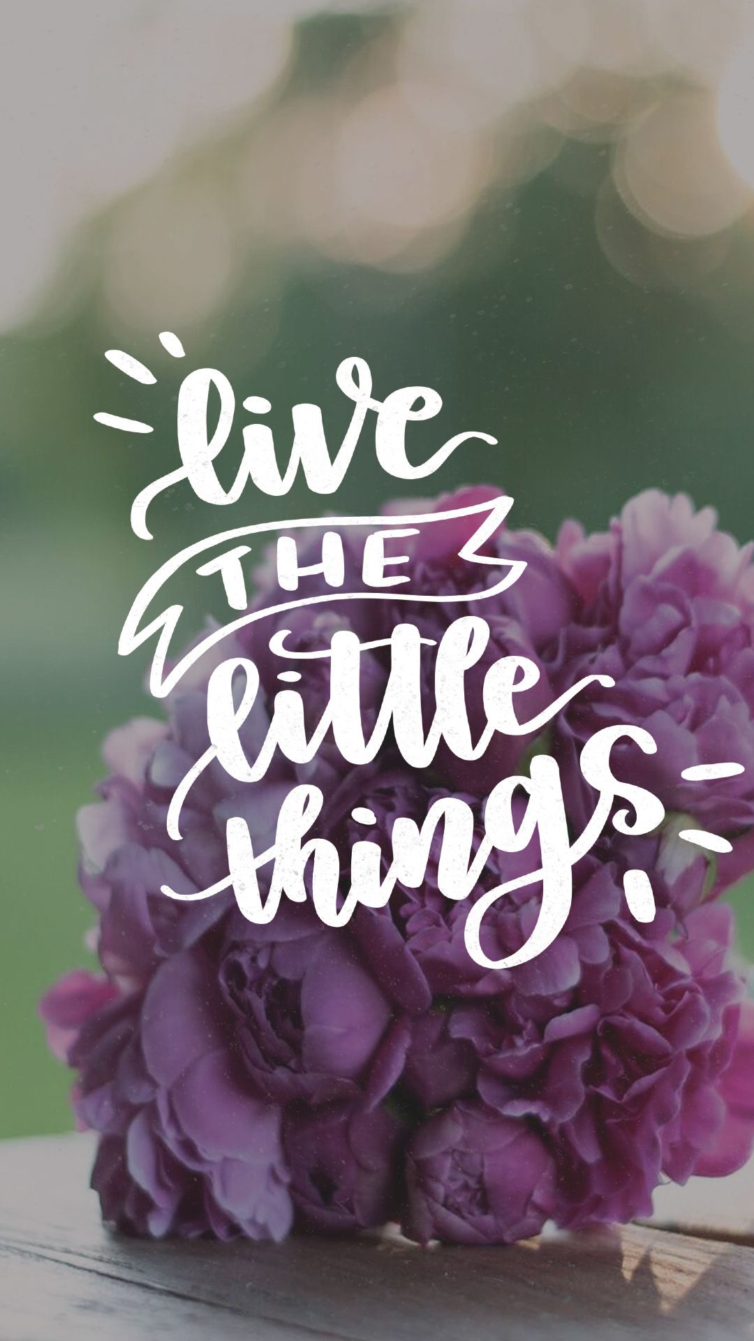 Live the Little Things Tech Wallpaper