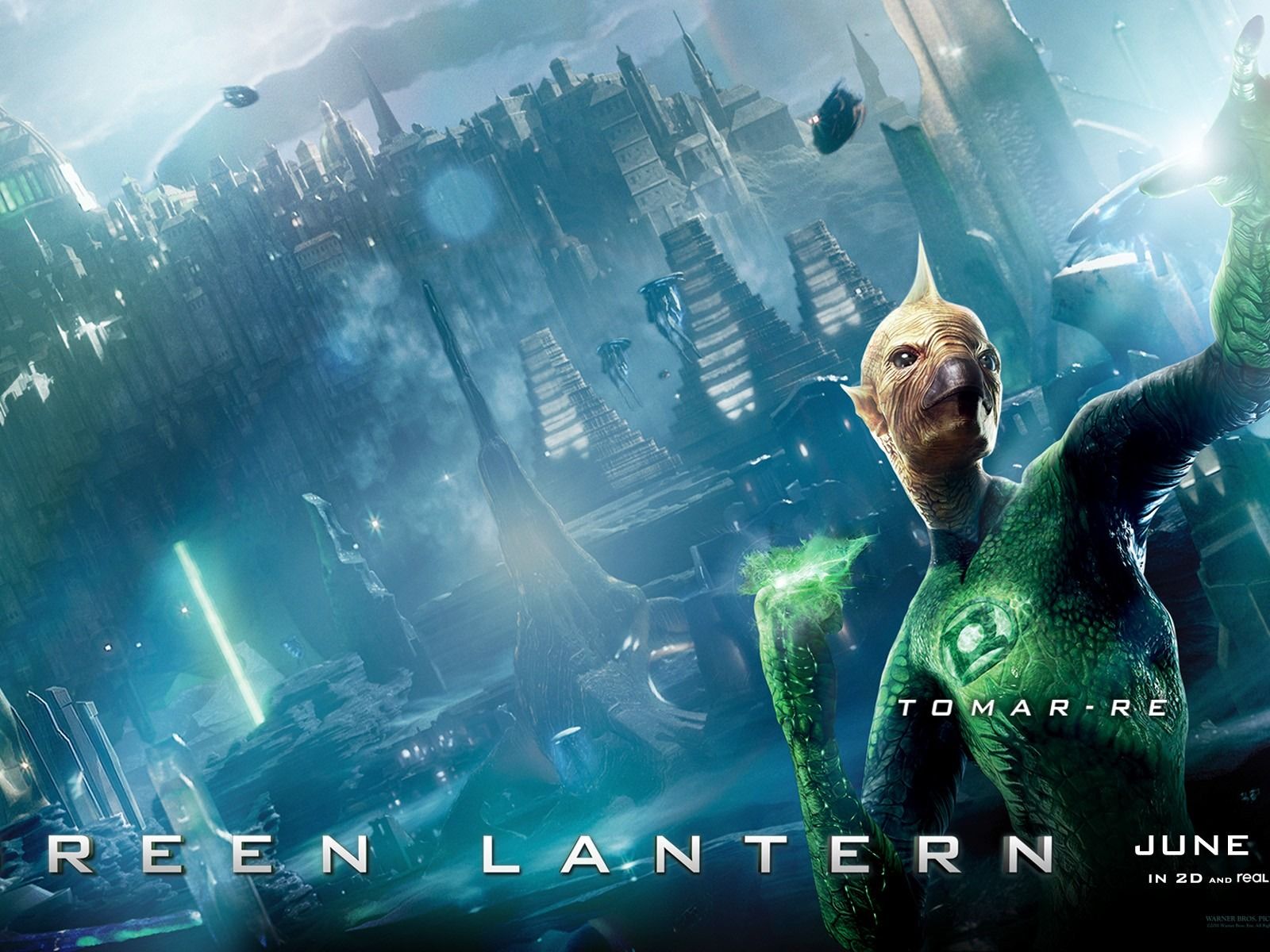 Green Lantern movie poster wallpaper 08