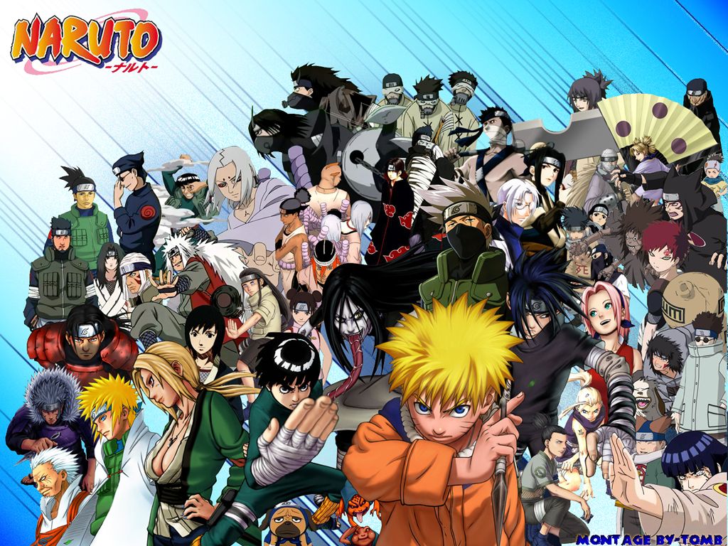 Naruto Collage. This is a collage of about every Naruto cha