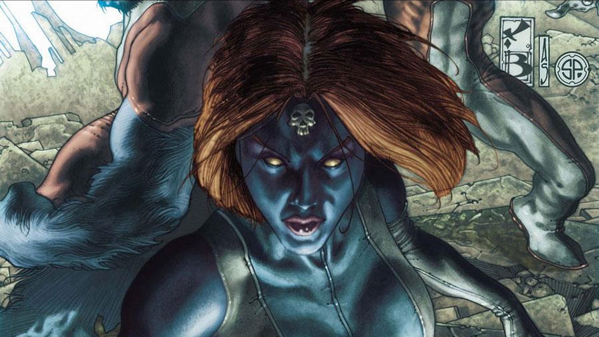 Mystique Marvel Comics Wallpaper:1920x1080