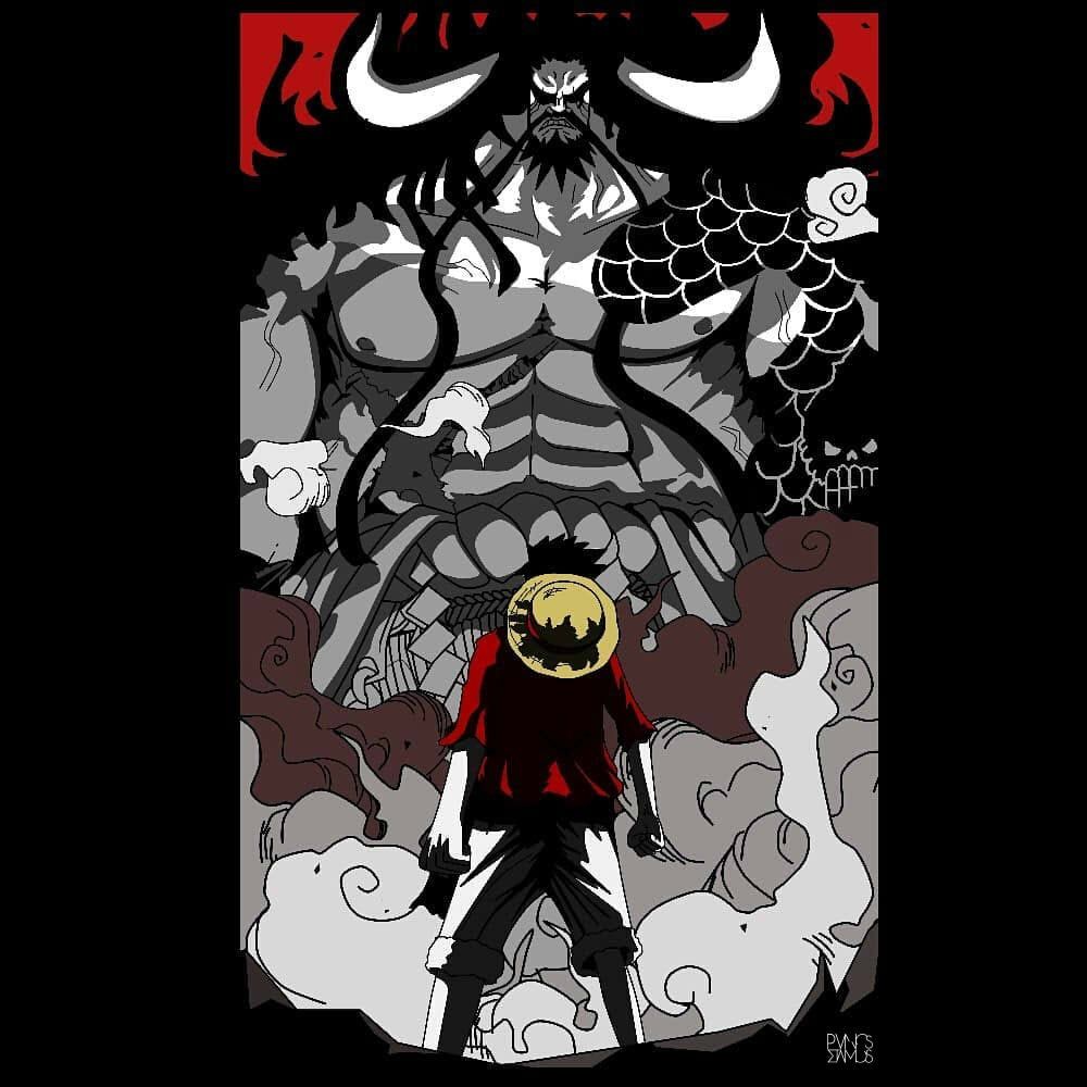 Luffy Vs Kaido Big Mom Stock Illustration 2323000645