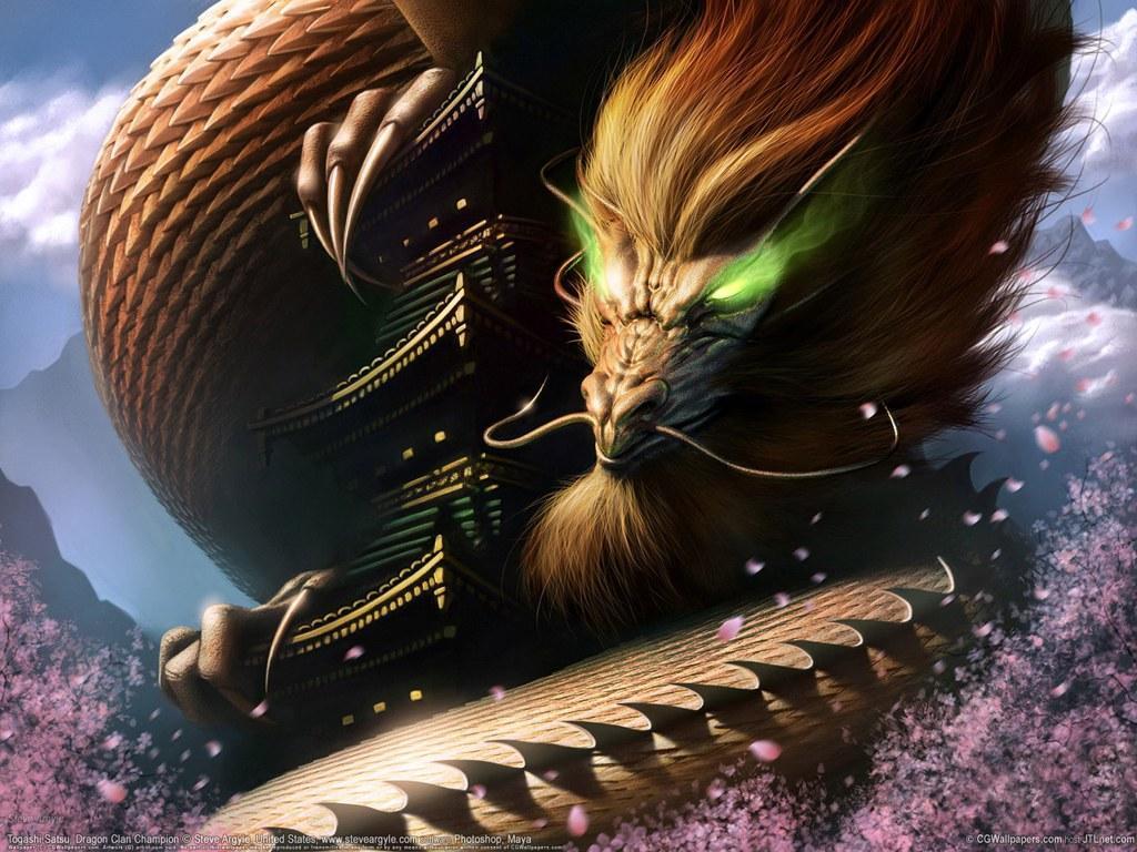 Collection Of Cool Dragon Wallpaper On Hdwallpaper Japanese Dragon