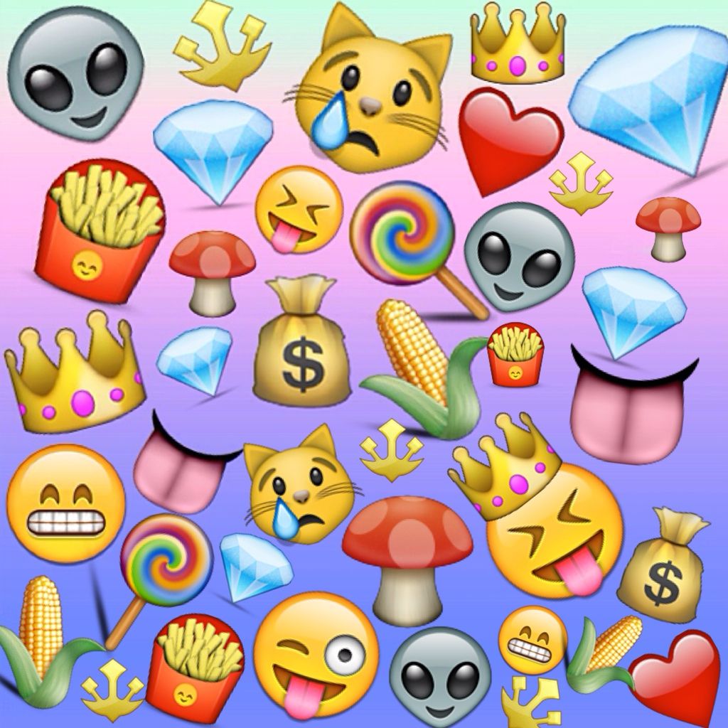 Cute Emoji Faces Wallpaper