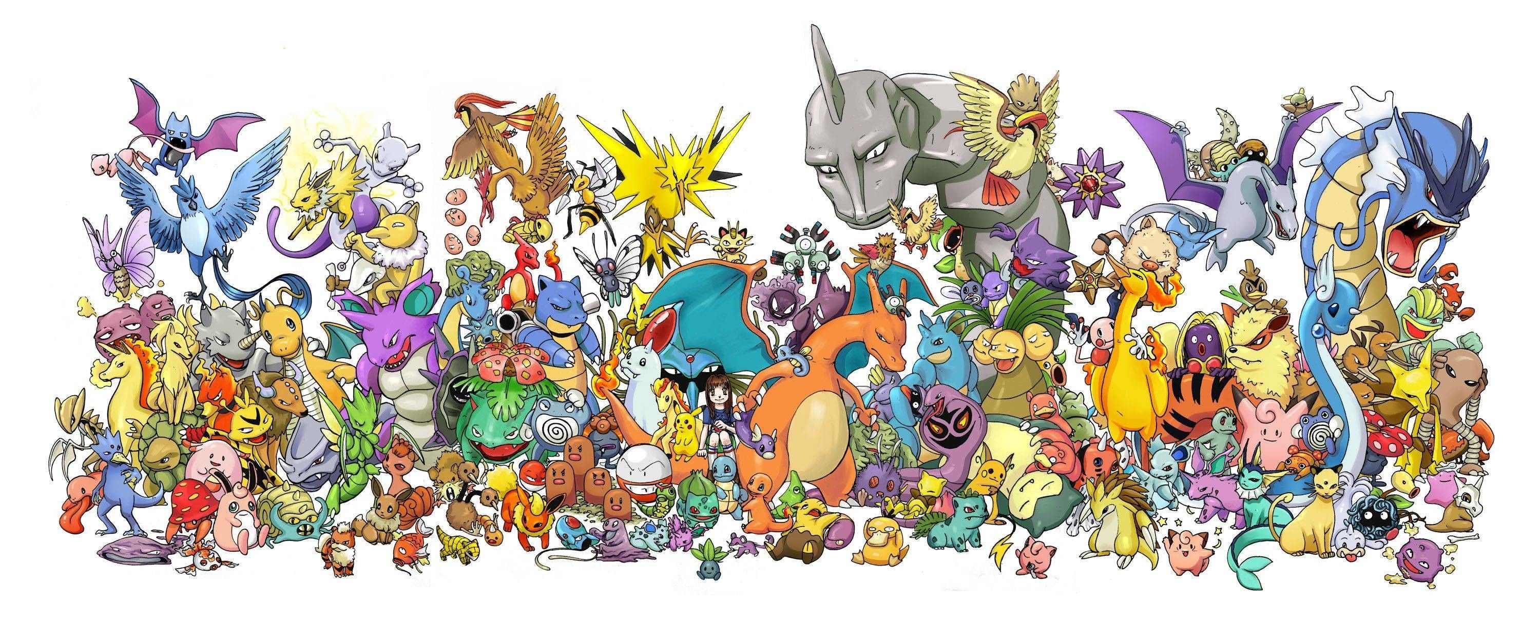 Wallpaper For > Original 151 Pokemon Wallpaper All Wallpaper & Background Download