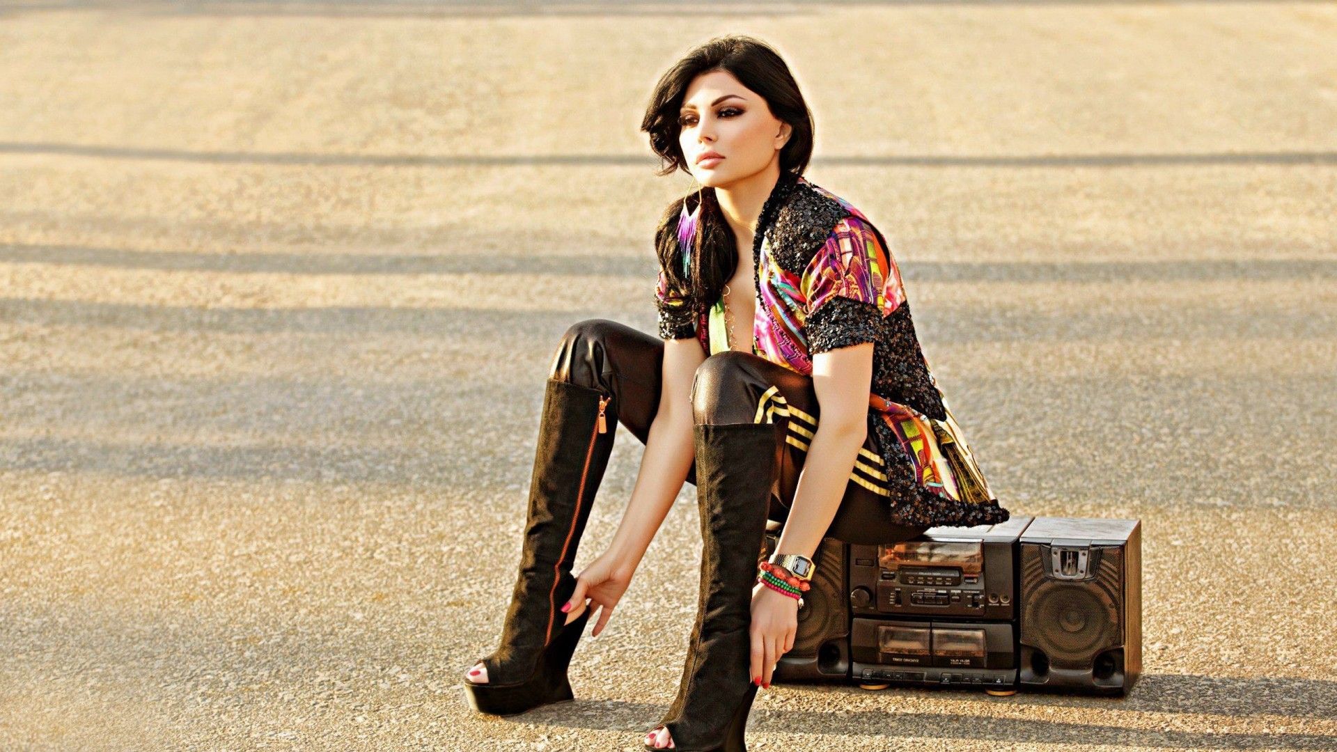 women, Haifa Wehbe wallpaper