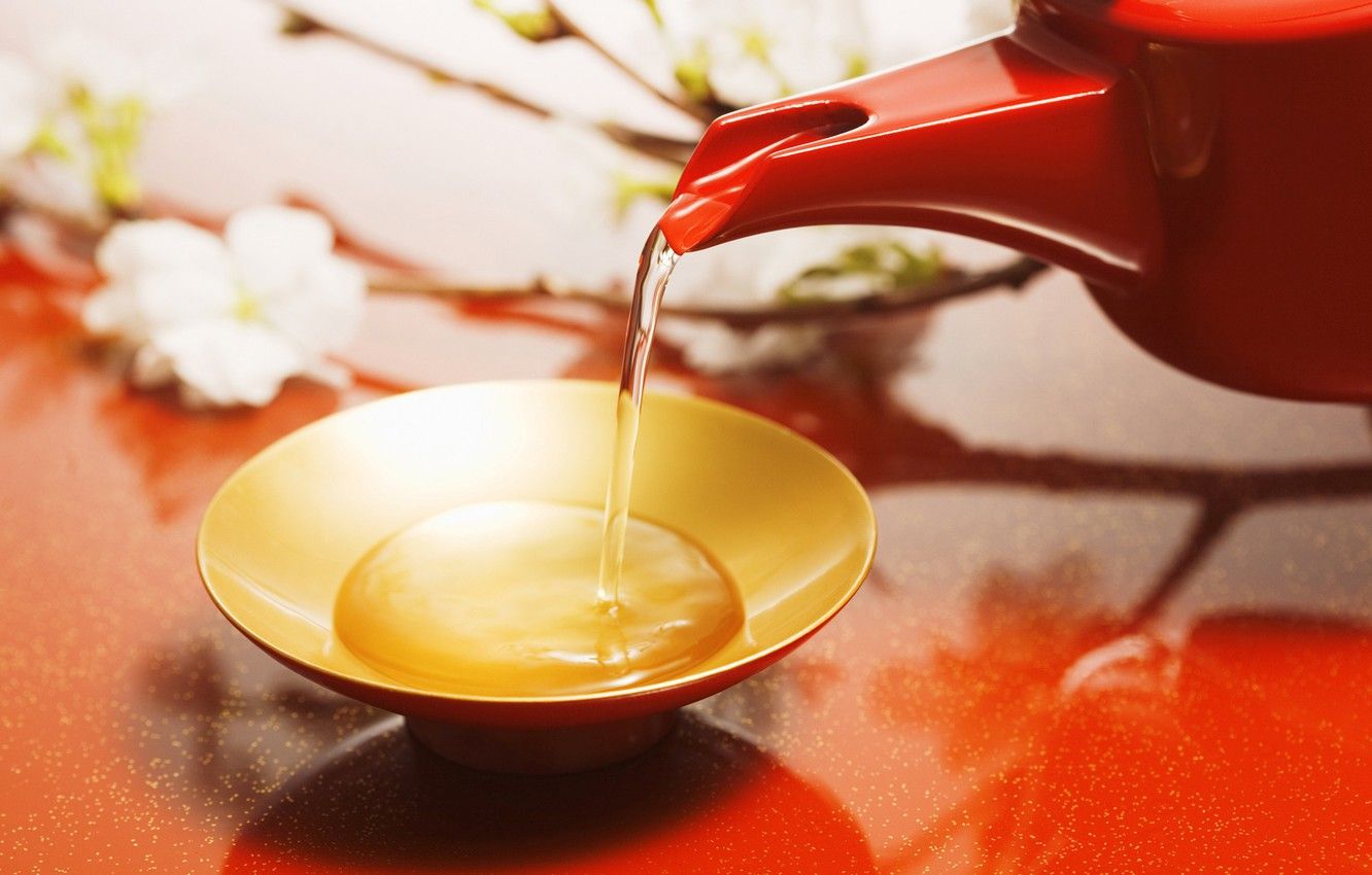 Wallpaper tea, Japan, kettle, the tea party, saucer, tea ceremony, bowl image for desktop, section разное