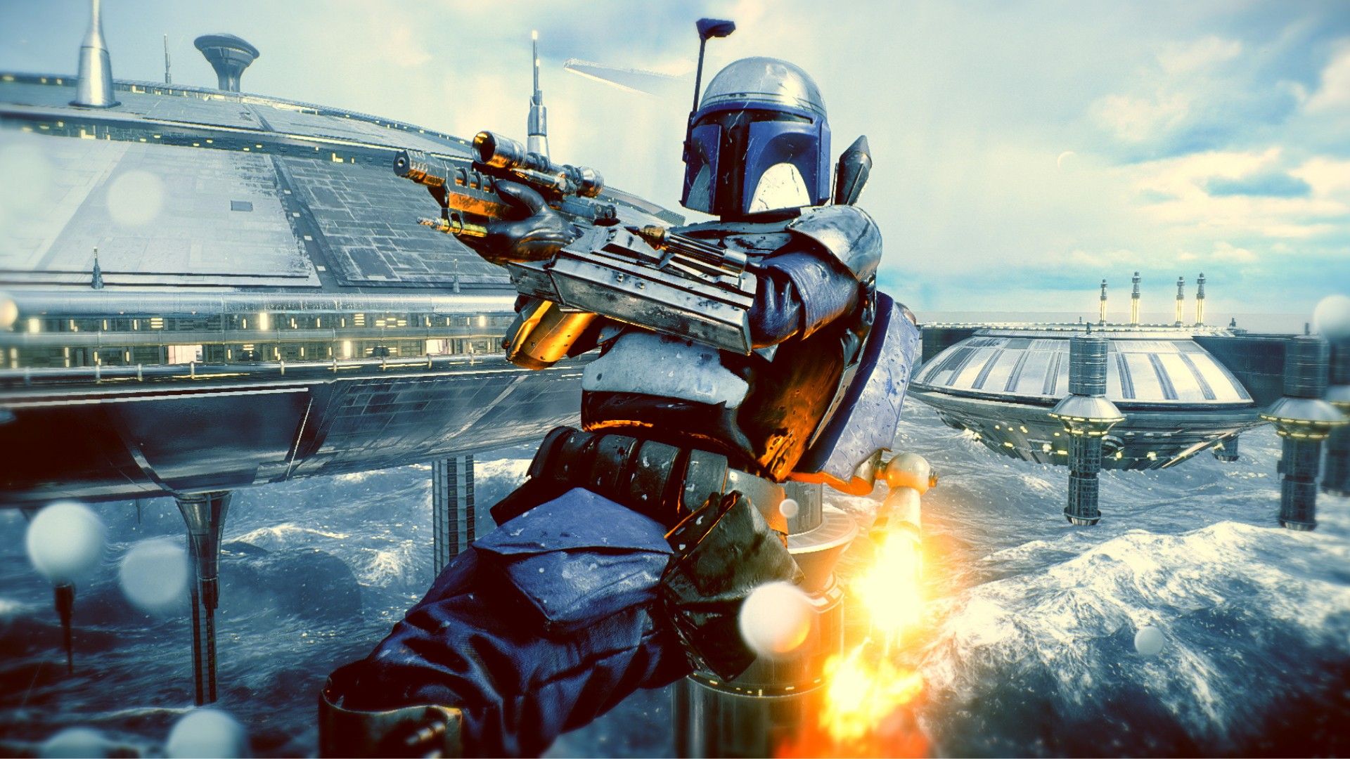 Boba Fett Bounty Hunter Jango Fett Kamino Star Wars Episode II Attack Of The Clones HD Boba Fett Wallpaper