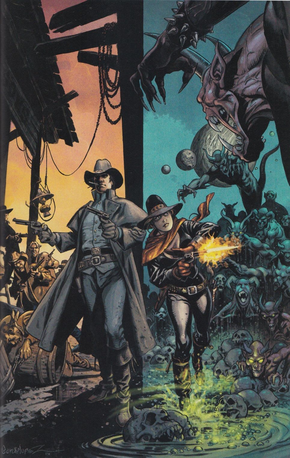 Jonah Hex & Tallulah Black, All Star Western, Vol 6, End Of The Trail. Western Artwork, Comics, Western Comics