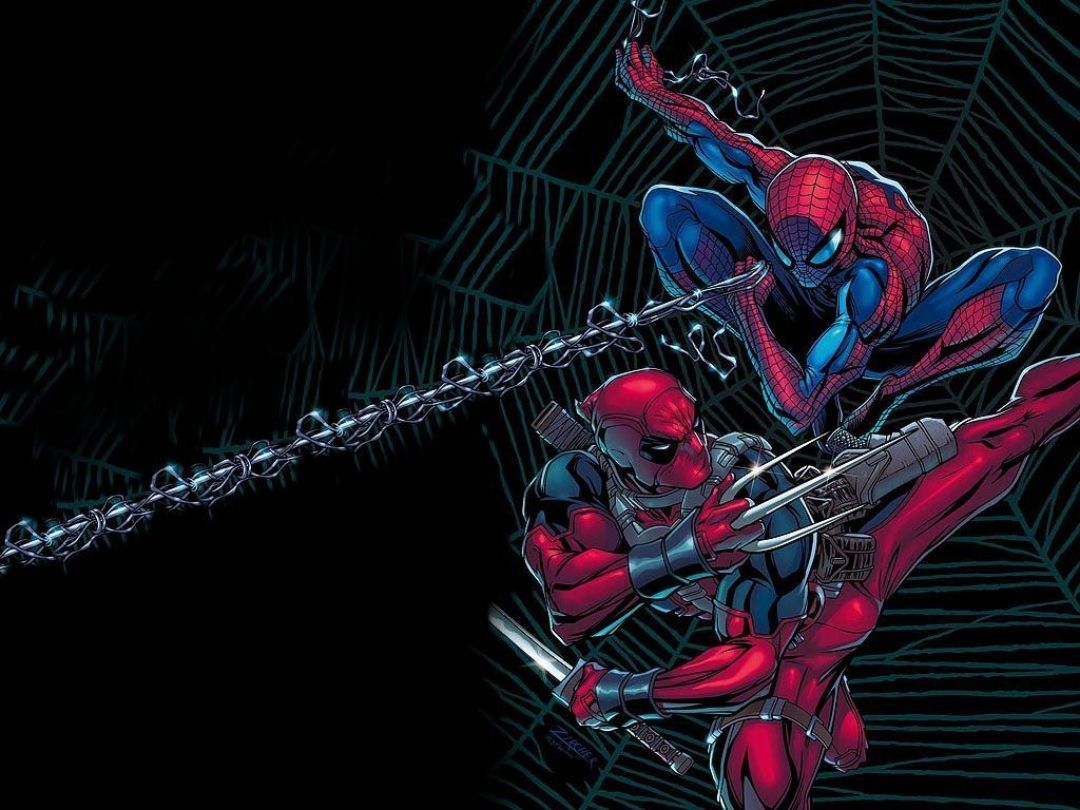 Spider Man Marvel Comics Deadpool, IPhone, Desktop HD Background / Wallpaper (1080p, 4k) (1080x810)