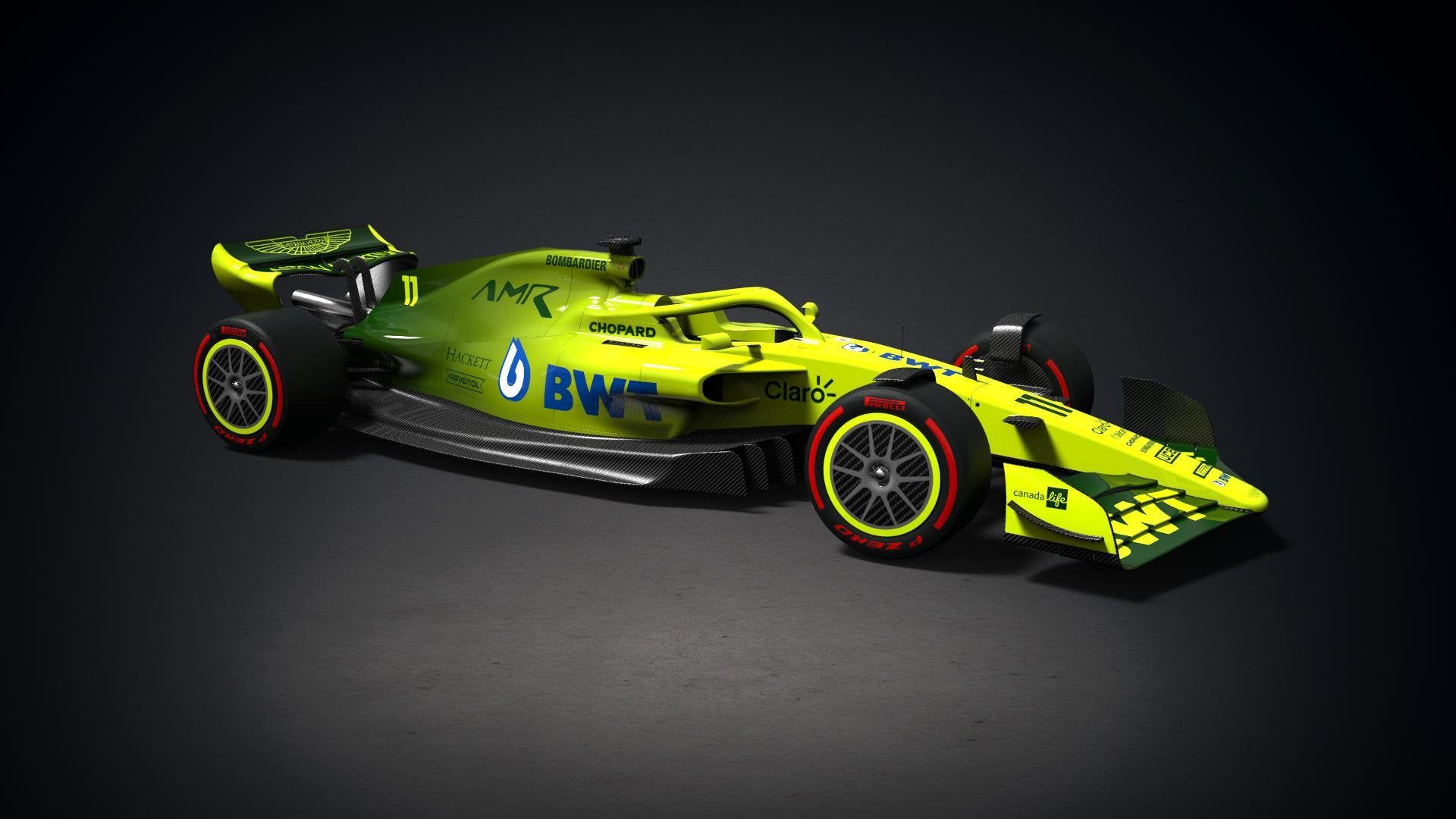 I've Created A Concept Aston Martin Livery For My Self Designed 2021 F1 Car