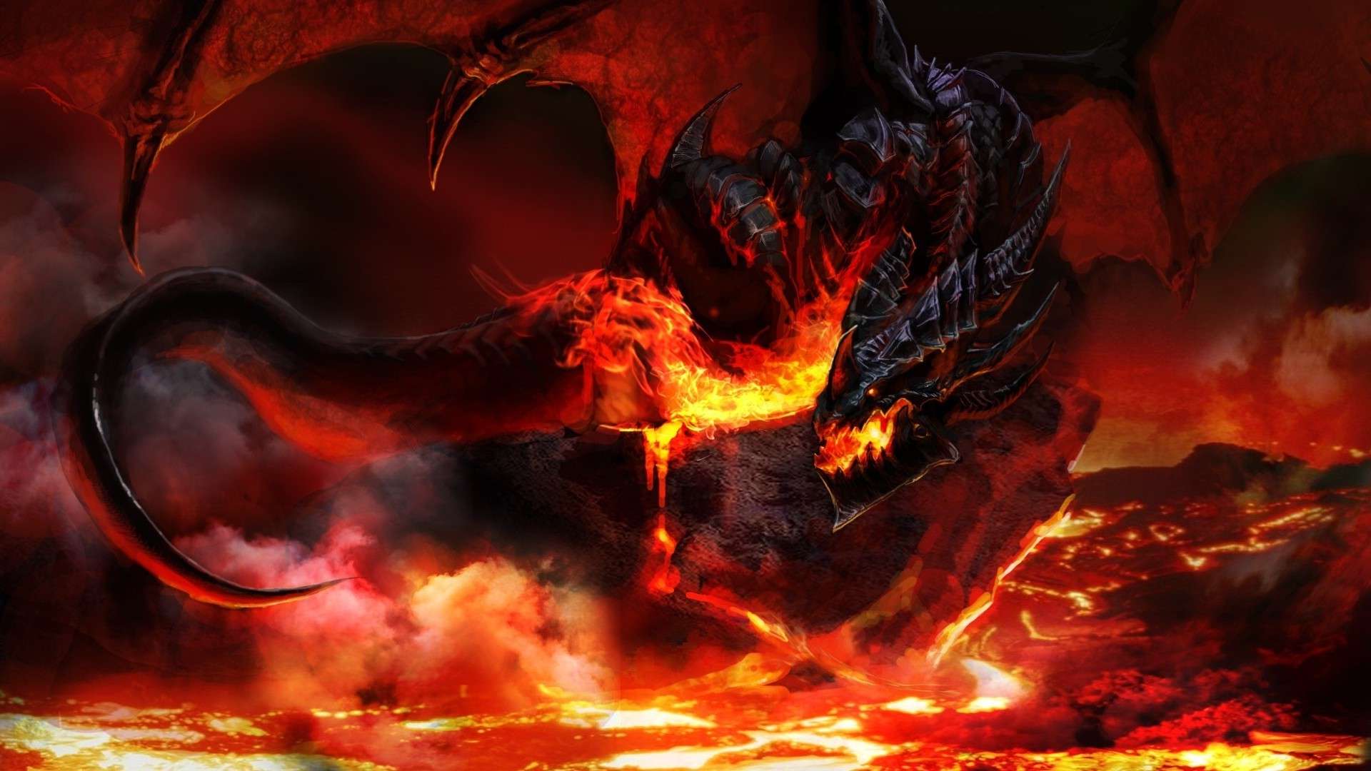 Fire Dragon 3D Wallpaper HD