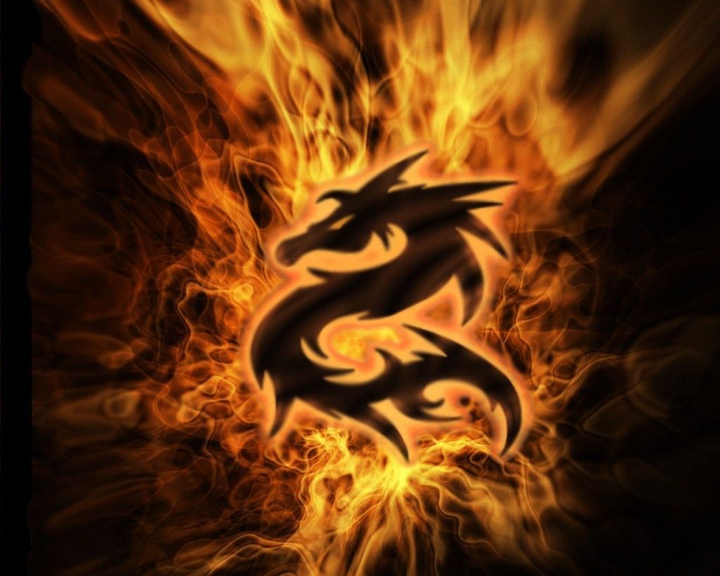 Cool Fire Dragon Wallpaper HD