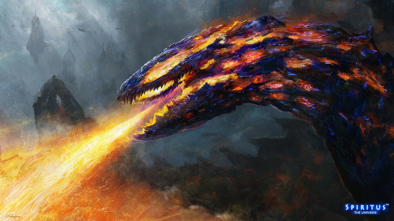 Lava Dragon 4k 1366x768 Resolution HD 4k Wallpaper, Image, Background, Photo and Picture