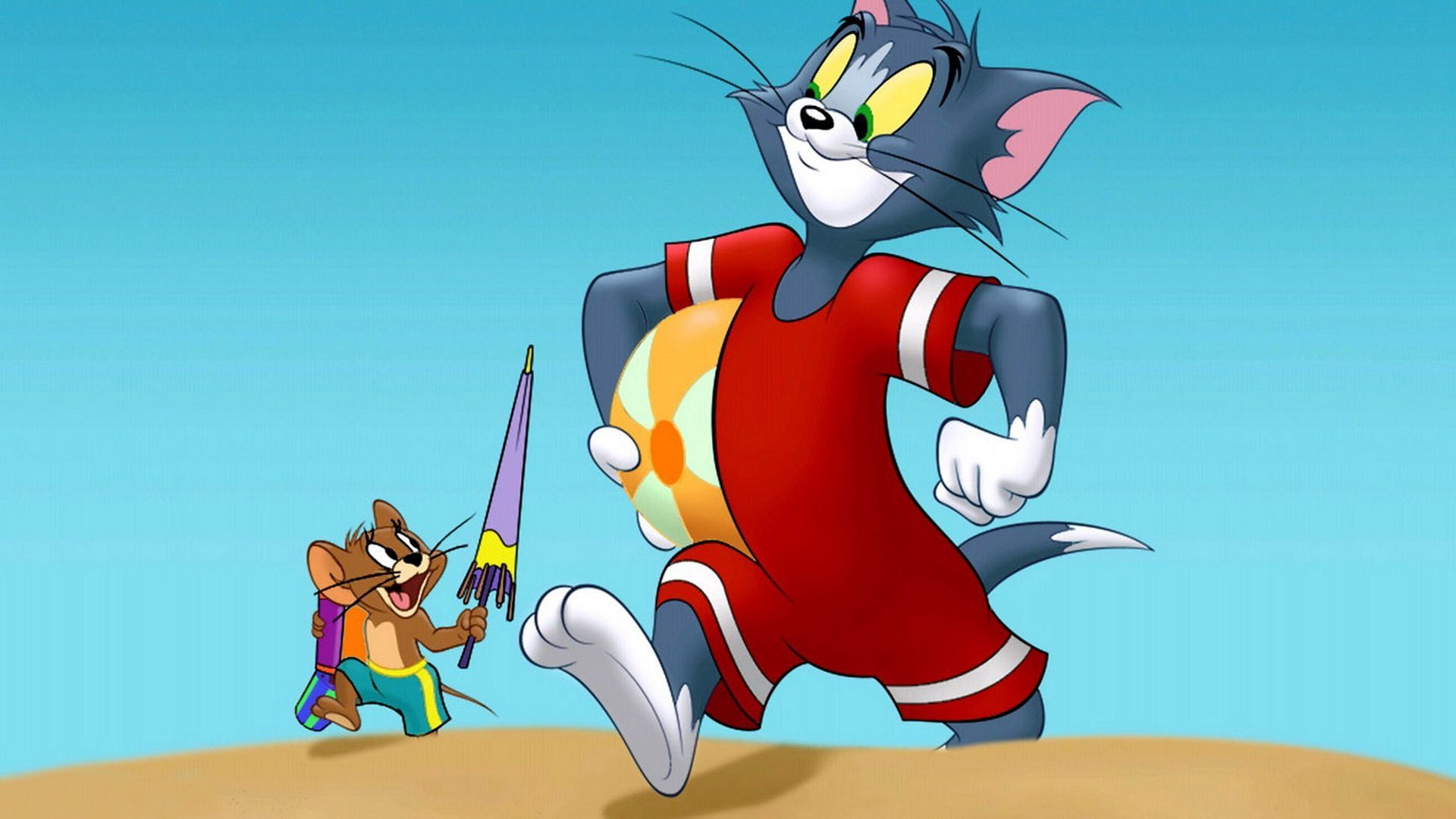 Tom And Jerry On Beach Wallpaper Image 6 Wallpaper. Tom and jerry cartoon, Cartoons hd, Cartoon wallpaper hd