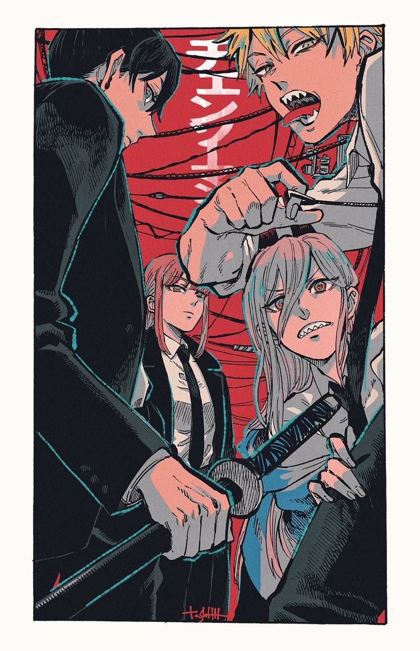 Mobile wallpaper: Anime, Chainsaw Man, Power (Chainsaw Man), Denji