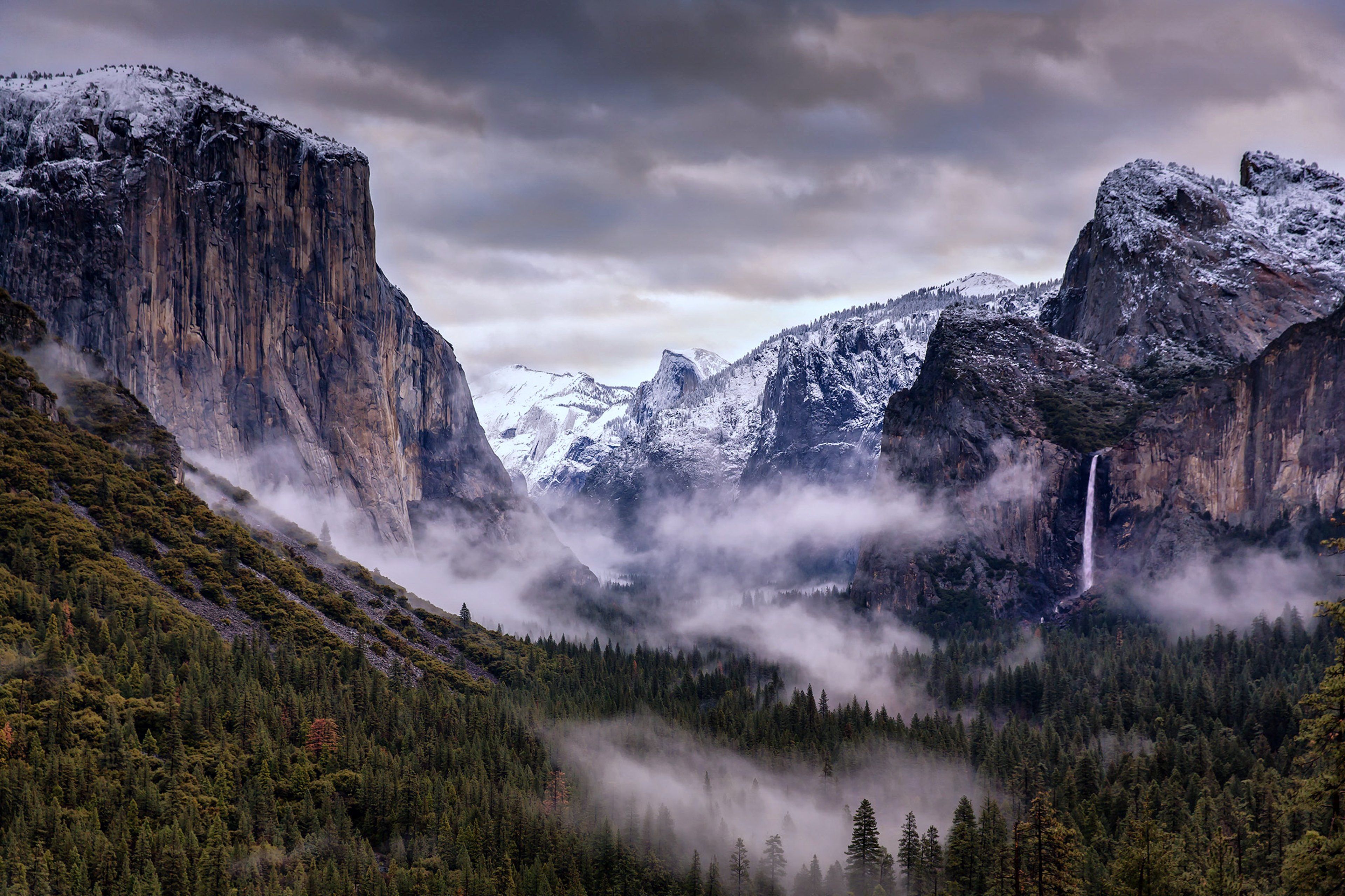 Yosemite Winter Wallpaper Free Yosemite Winter Background