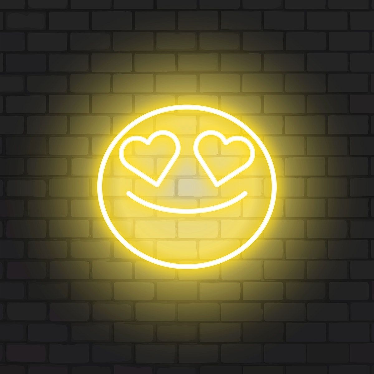 Neon Emoji Image. Free Vectors, PNGs, Mockups & Background