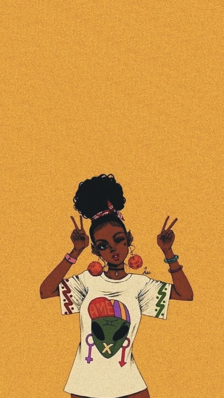 Art #estilo #vintage #cool #tattoos #illustration #girl #creative Entry 32680907. Black Girl Art, Black Art Picture, Black Girl Magic Art