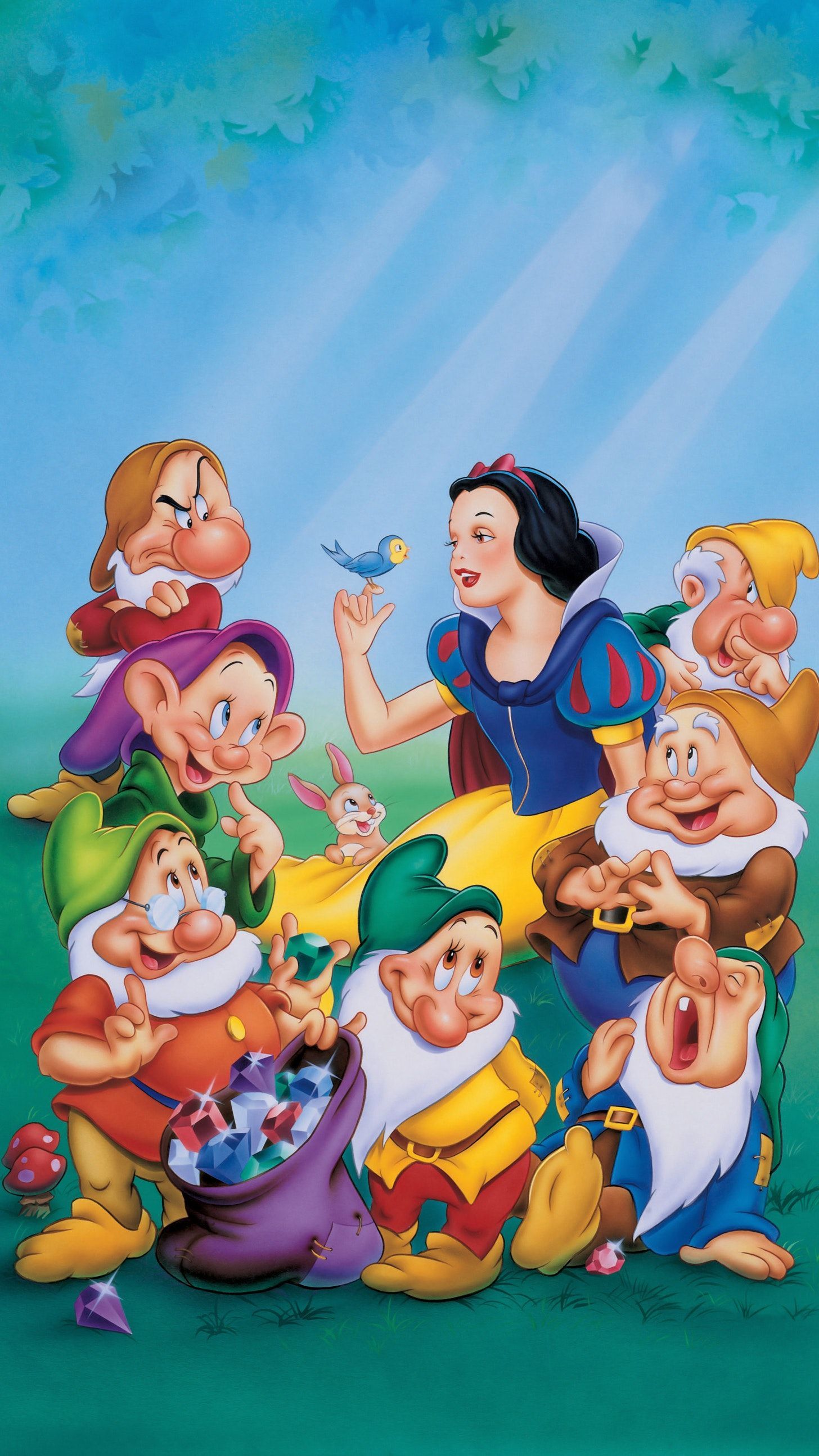 Snow White and the Seven Dwarfs (1937) Phone Wallpaper. Moviemania. Disney princess snow white, Snow white disney, Disney princess wallpaper