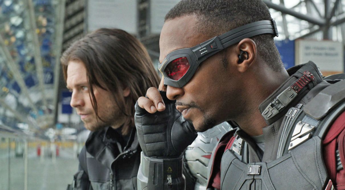 Sam Wilson Sports A Snazzy Suit In New Falcon And The Winter Soldier Set Pics