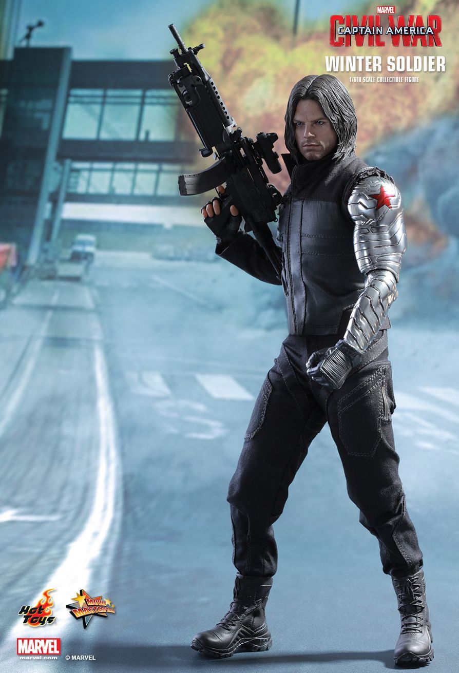 The Winter Soldier Bucky Barnes Captain America Civil War Wallpapers 