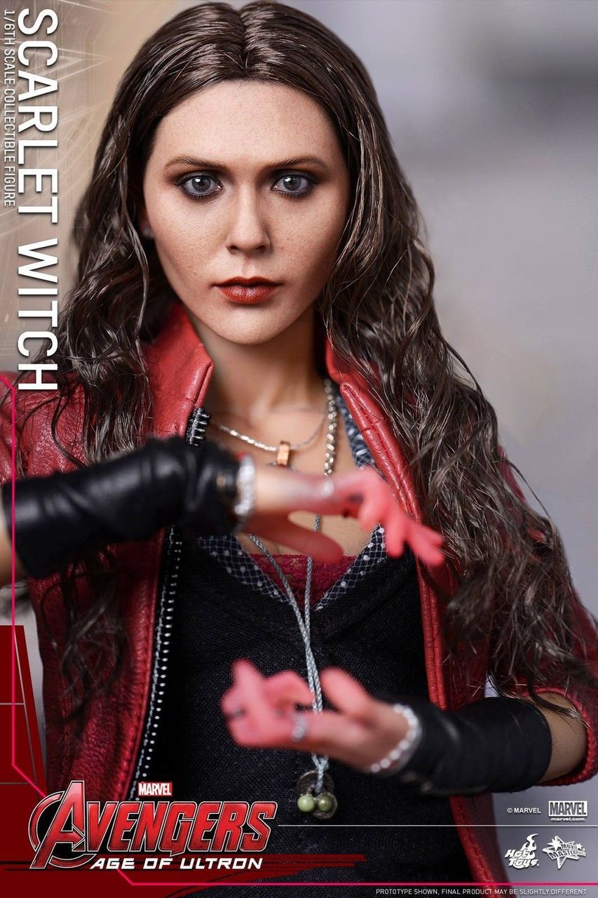 SCARLET WITCH Avengers AGE OF ULTRON Hot Toys 1:6 Scale Wanda Maximoff Figu...