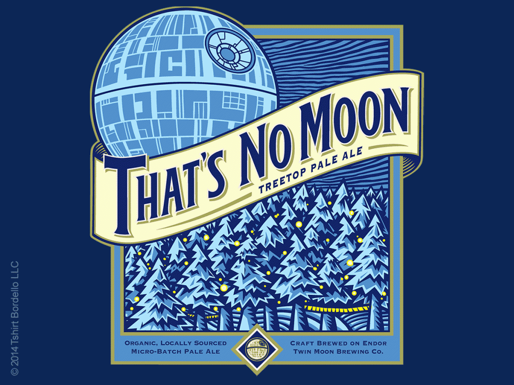 Star Wars Thats No Moon T Shirt 1024x768.gif (1024×768). Star Wars Tshirt, Beer Tee, Star Wars Art
