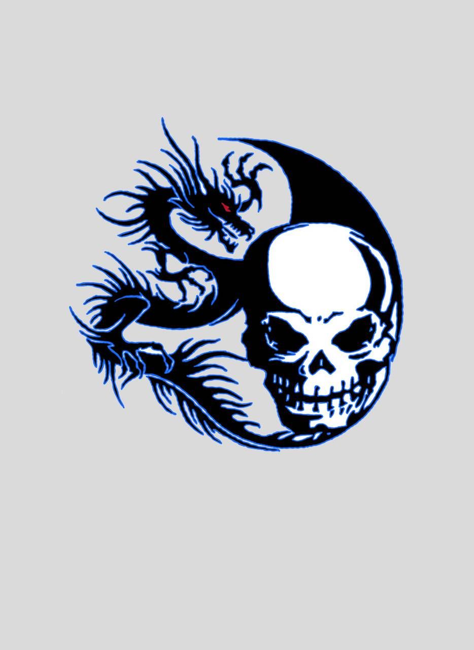 Dragon skull wallpaper