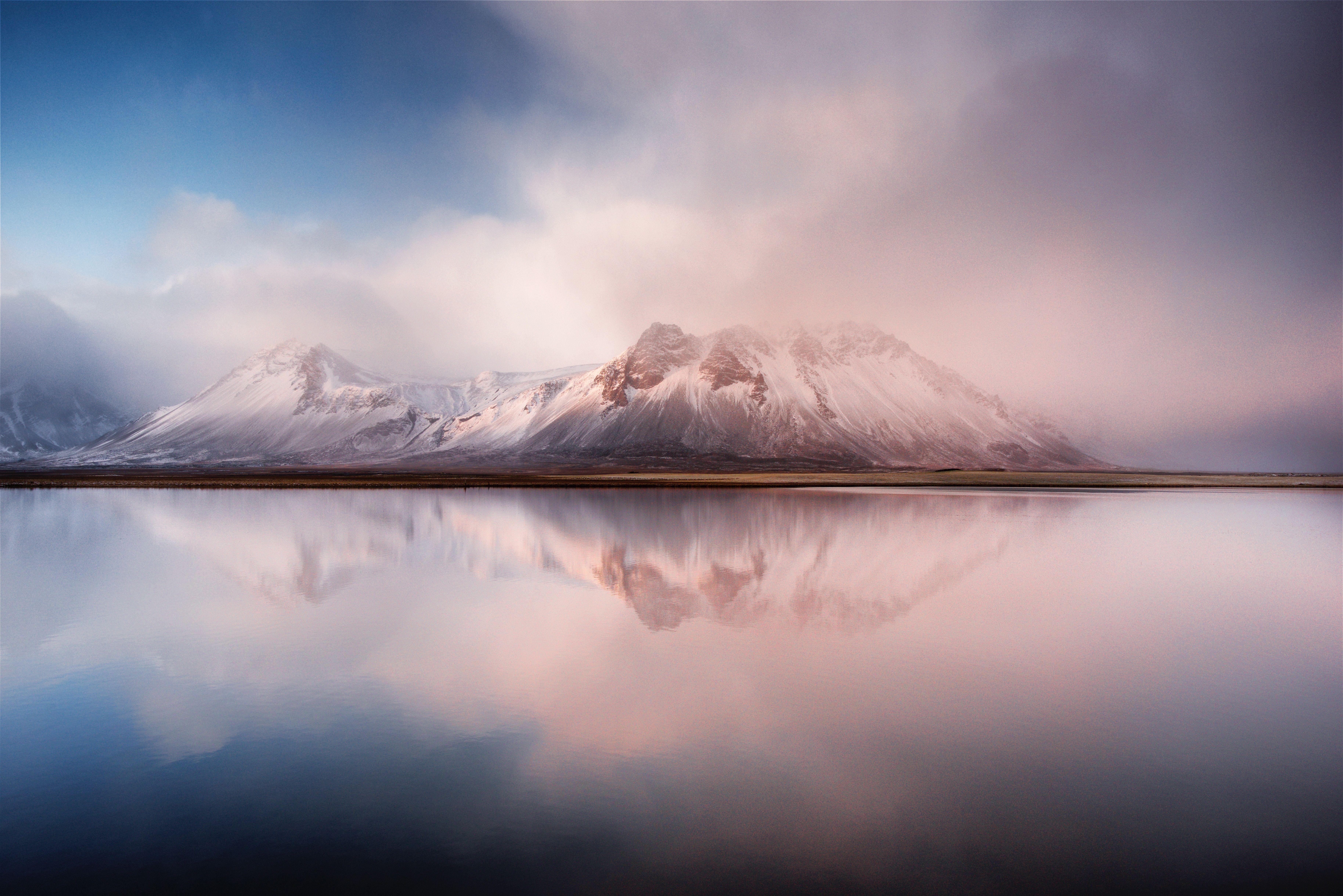 Calm Lake Mountains 8k 2048x1152 Resolution HD 4k Wallpaper, Image, Background, Photo and Picture