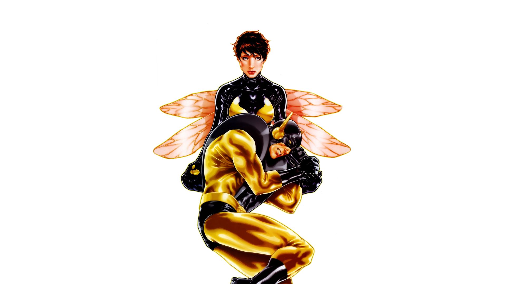 Earth 616 Wasp Marvel Comics Wallpaper:1920x1080