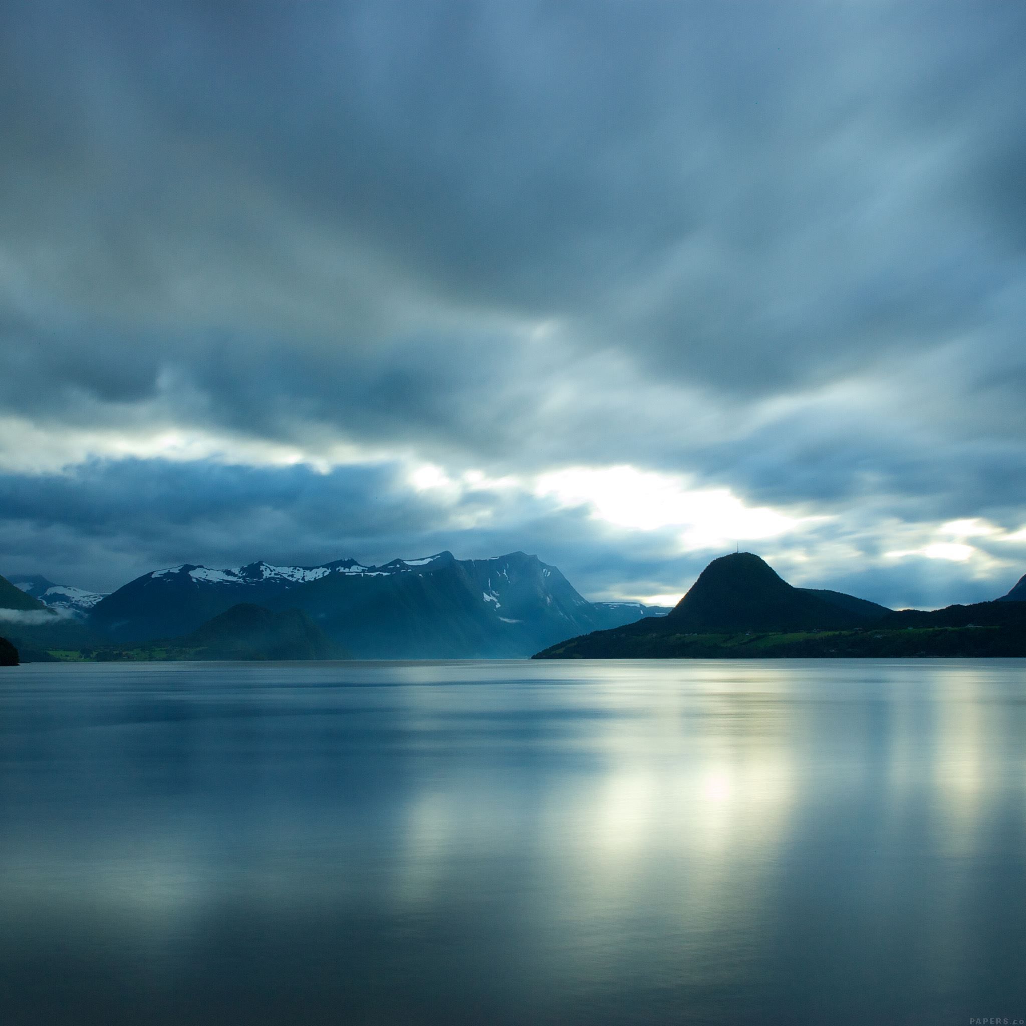Nature Calm Lake Around Mountains iPad Air Wallpaper Free Download
