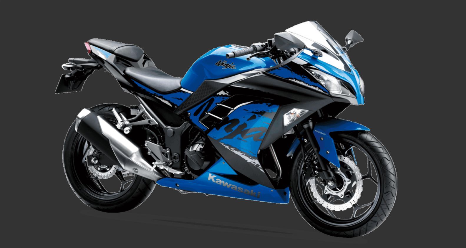 Blue Wallpaper Kawasaki Ninja 300