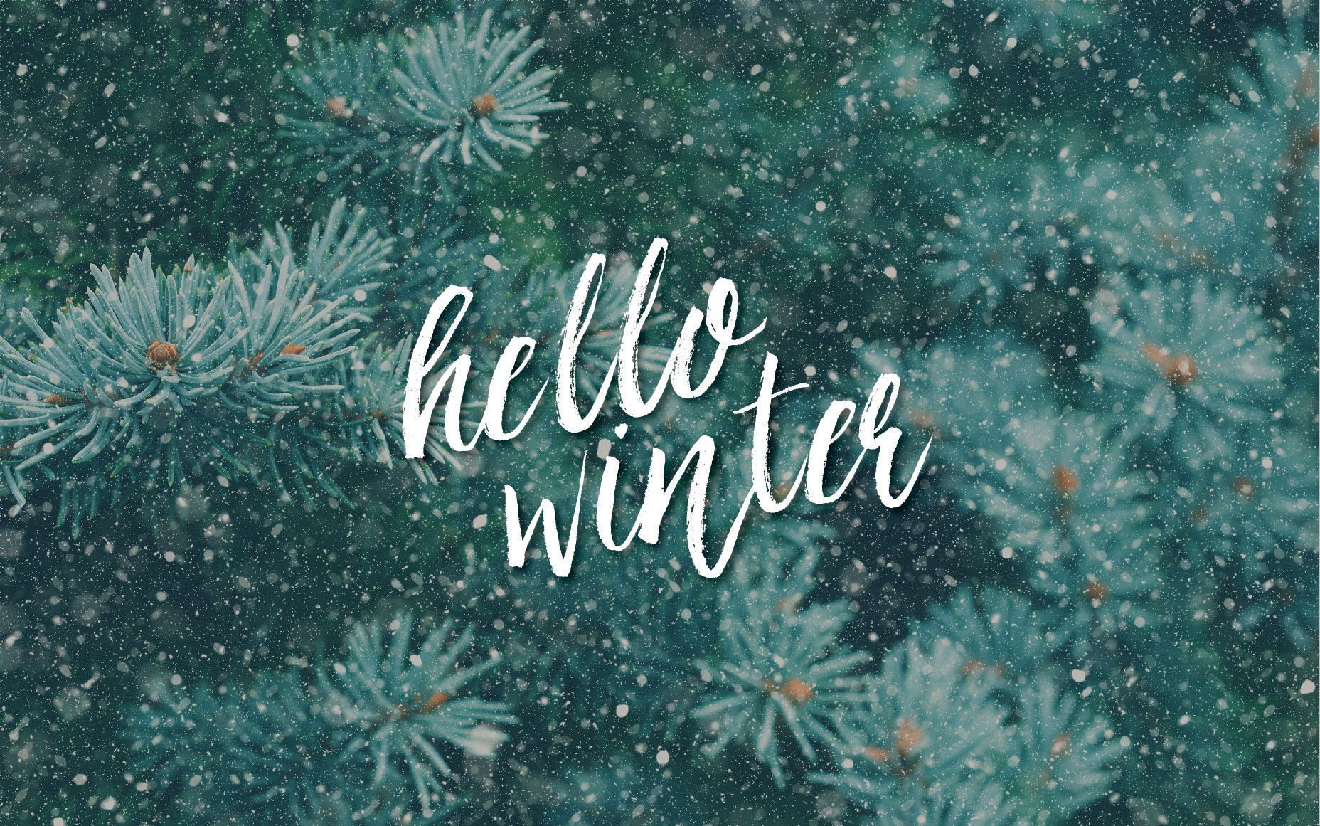 Hello Winter Wallpaper