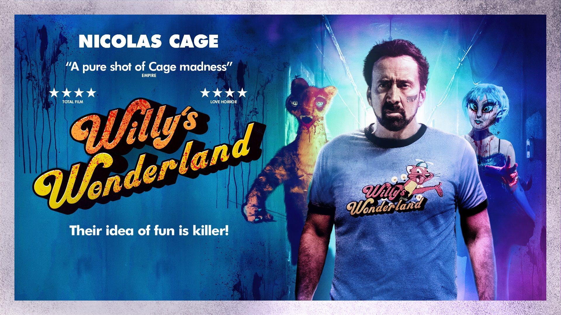 Willy's Wonderland' Film Review. Lost Woods. Film, TV & Gaming Trailers, News and Reviews